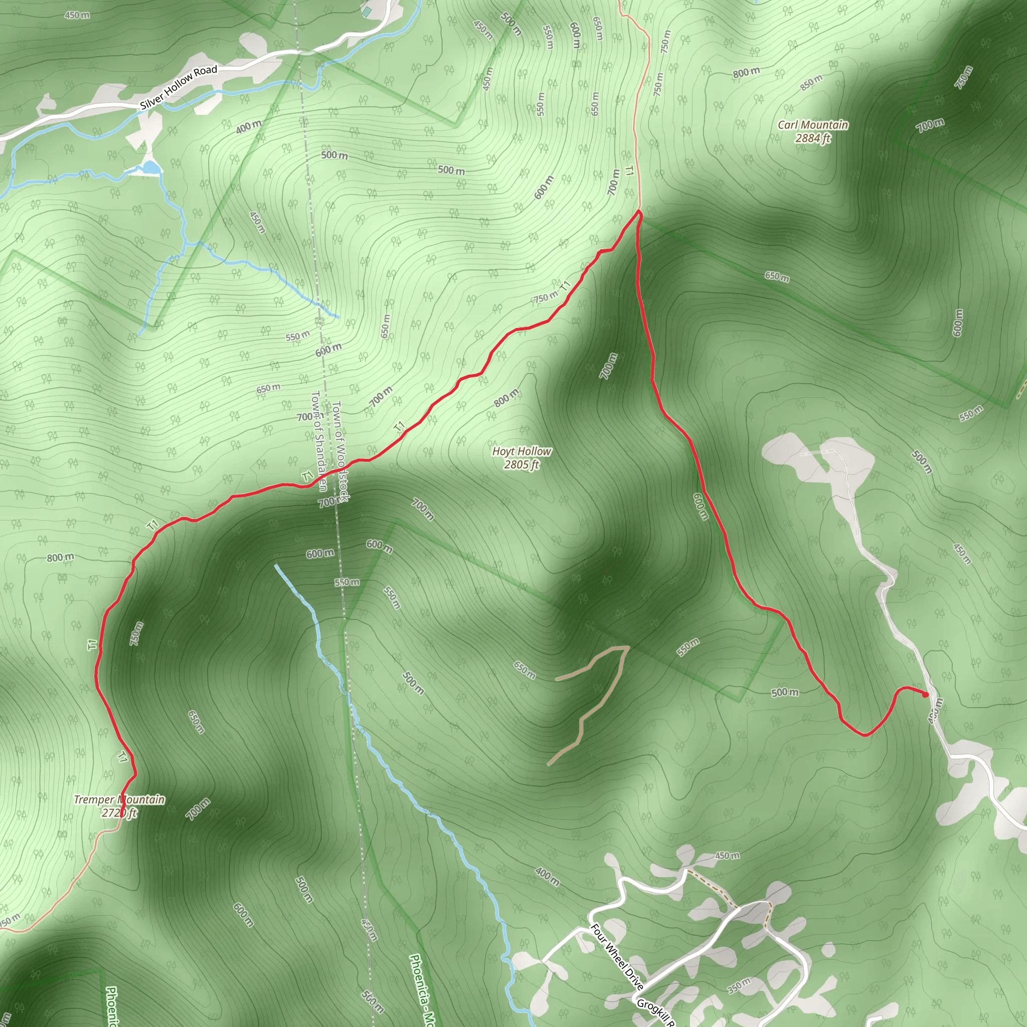 Willow Trail mobile static map