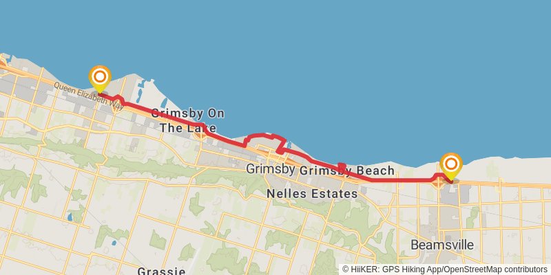 Waterfront Trail stage 30 Map