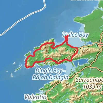 Dingle Way 9-Day Moderate Tour (Hillwalk Tours) mobile static map