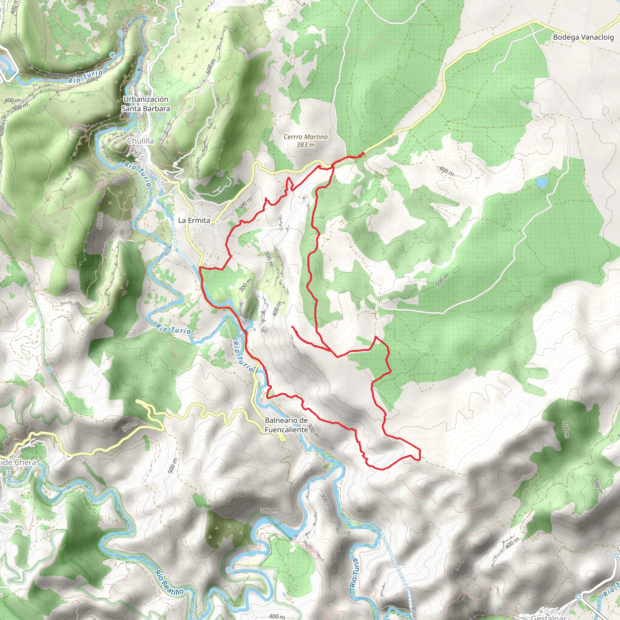 La Pelma - La Ricona - La Bandera - Pelma PR CV 321 mobile static map
