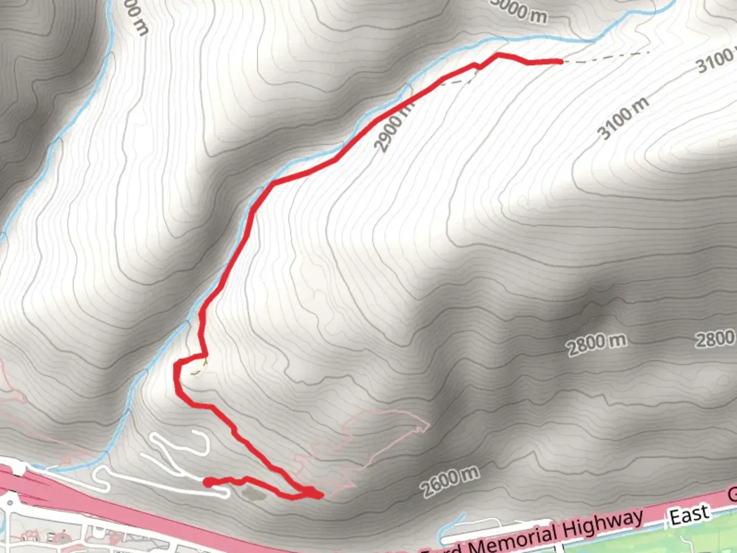 An image depicting the trail Spraddle Creek Walk and its surrounding area.