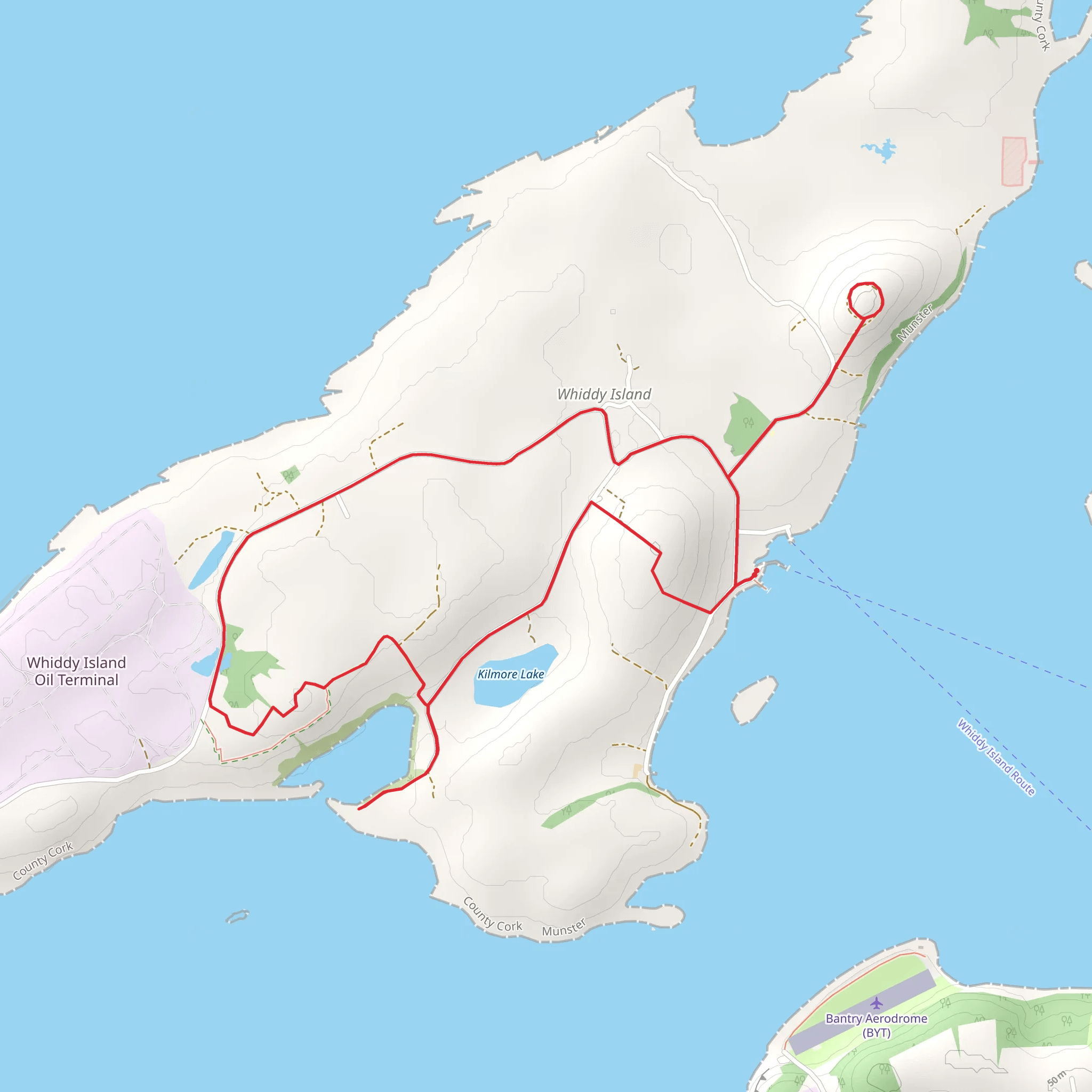 Sheep's Head - Whiddy Island Loop mobile static map