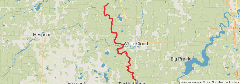 American Perimeter Trail - North Country Primary stage 50 Map