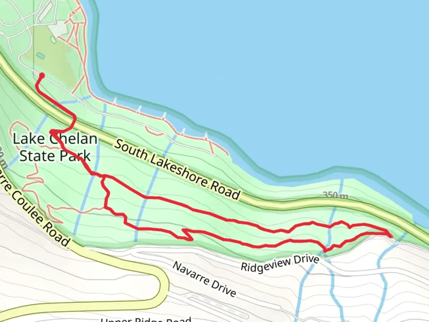 An image depicting the trail Little Bear Trail and its surrounding area.