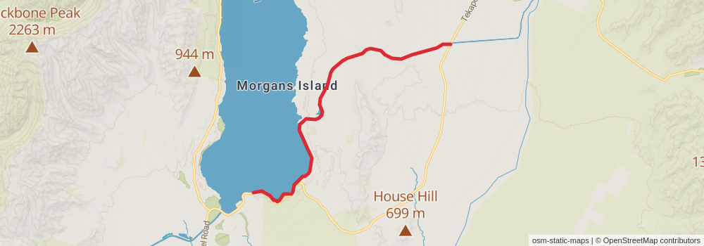 Te Araroa Trail stage 146 Map