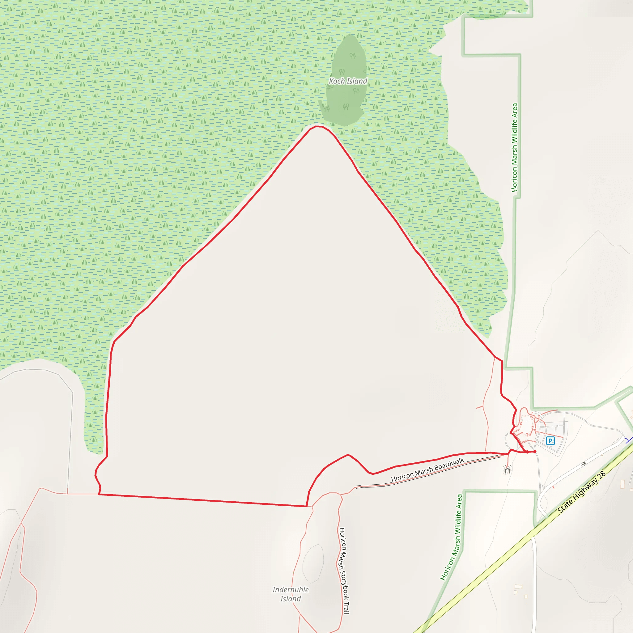 Flyway Clinic Drive Loop - North mobile static map