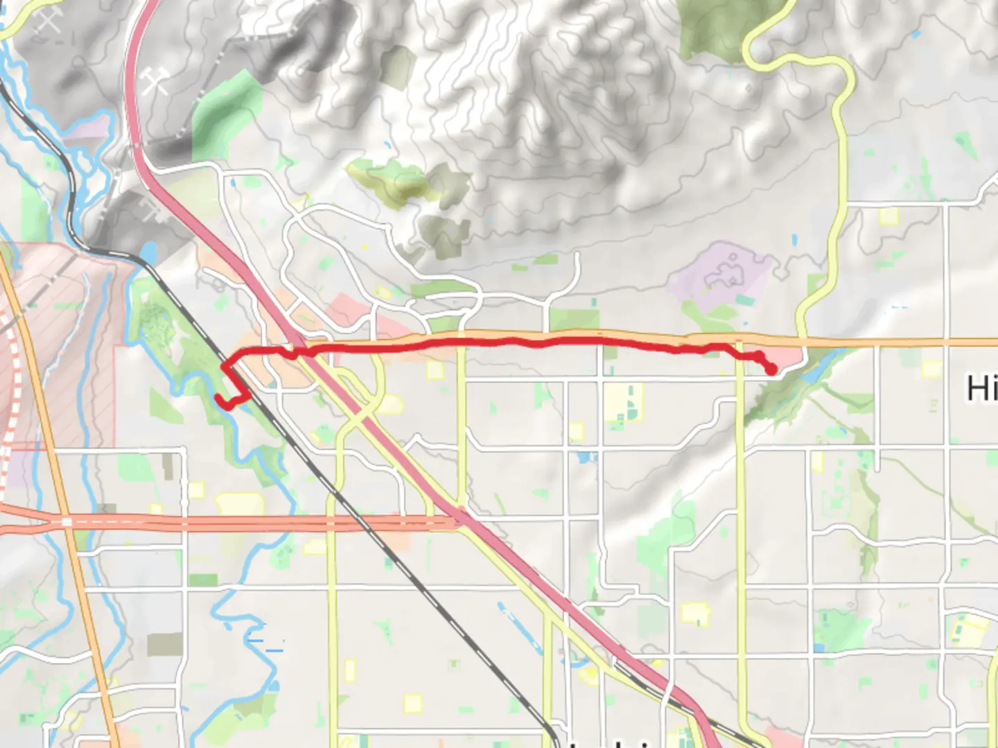 An image depicting the trail Murdock Canal Trail and its surrounding area.