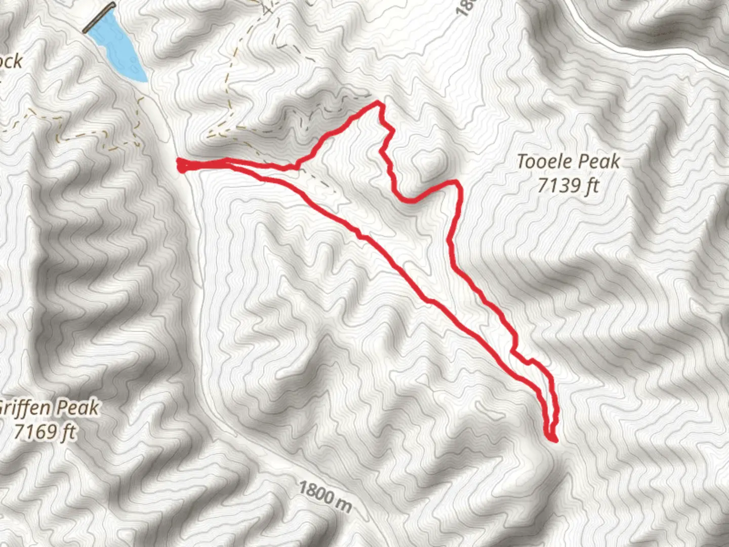 An image depicting the trail Bench Trail and Left Hand Fork Trail and its surrounding area.