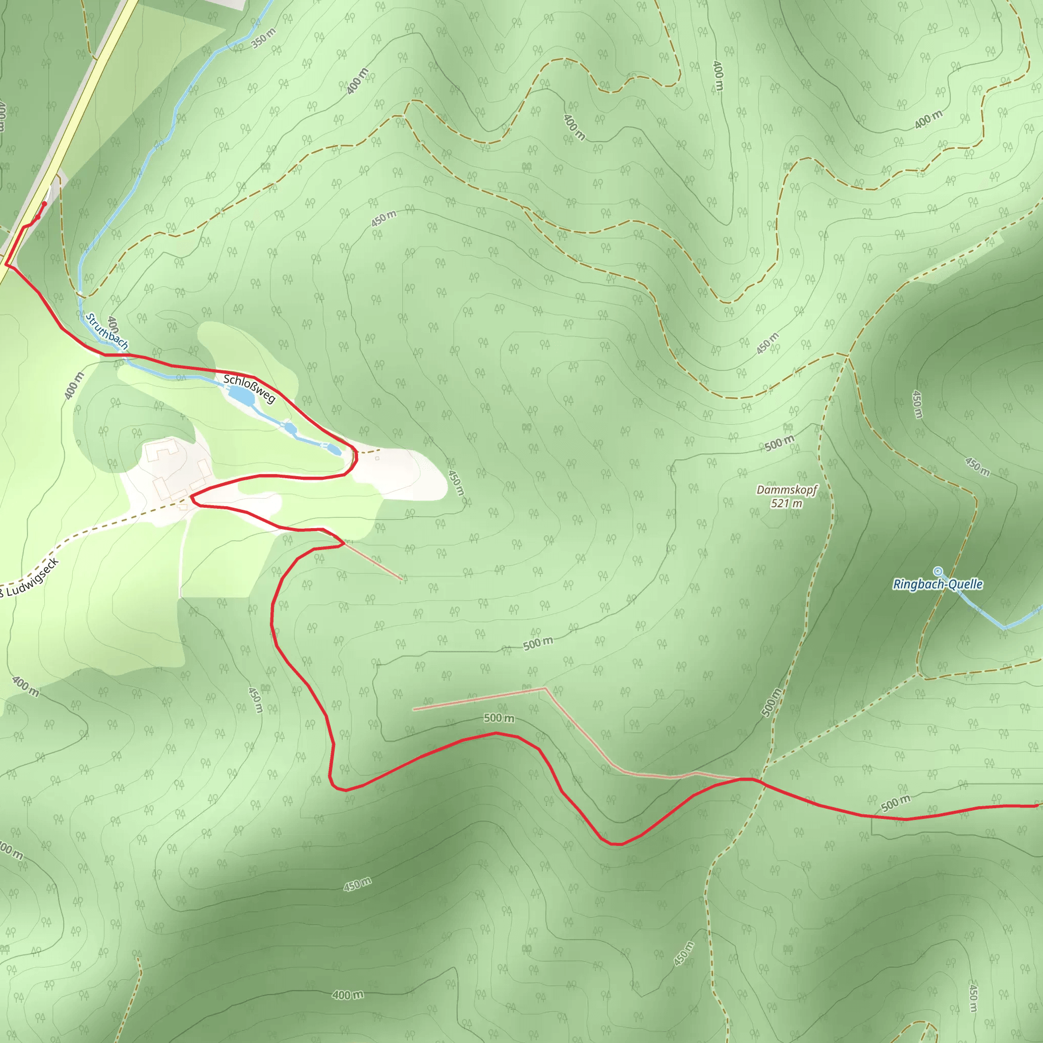 Schloss Ludwigseck mobile static map