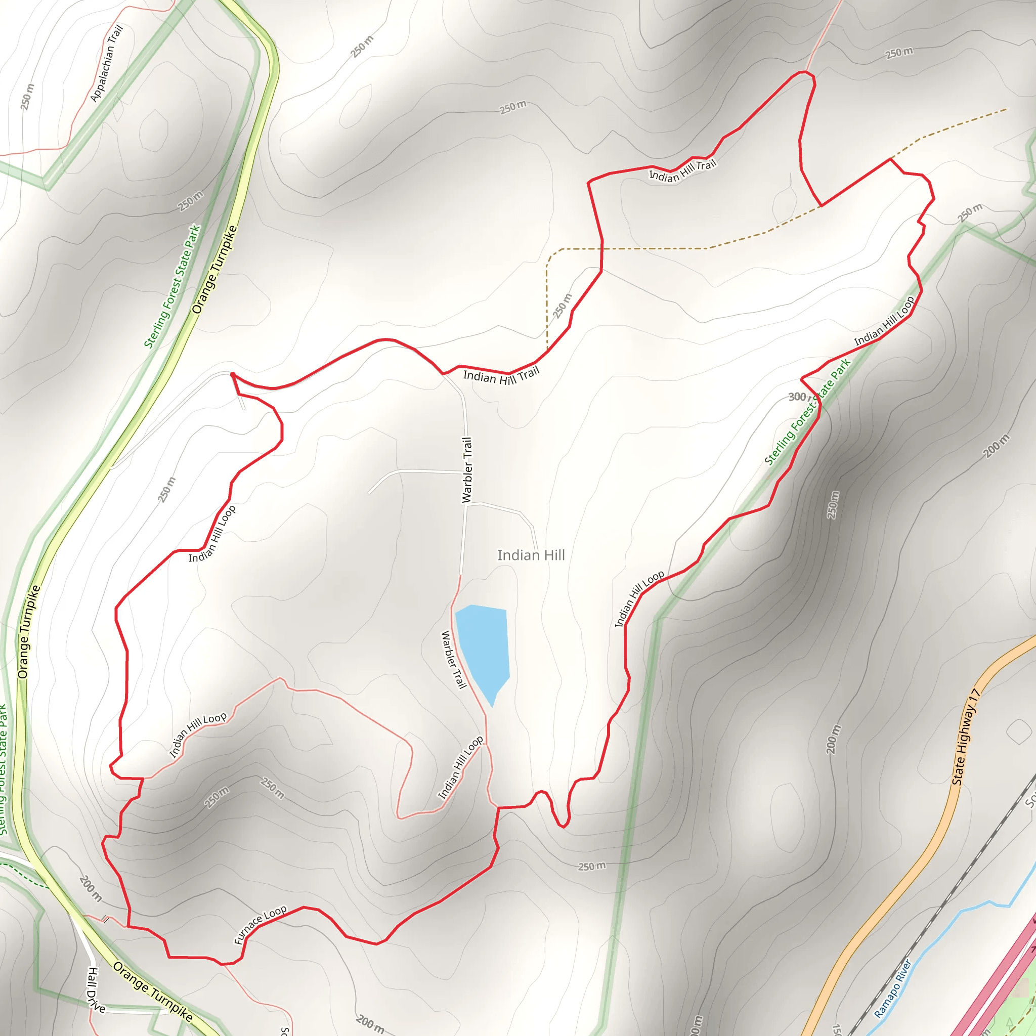Indian Hill Loop mobile static map