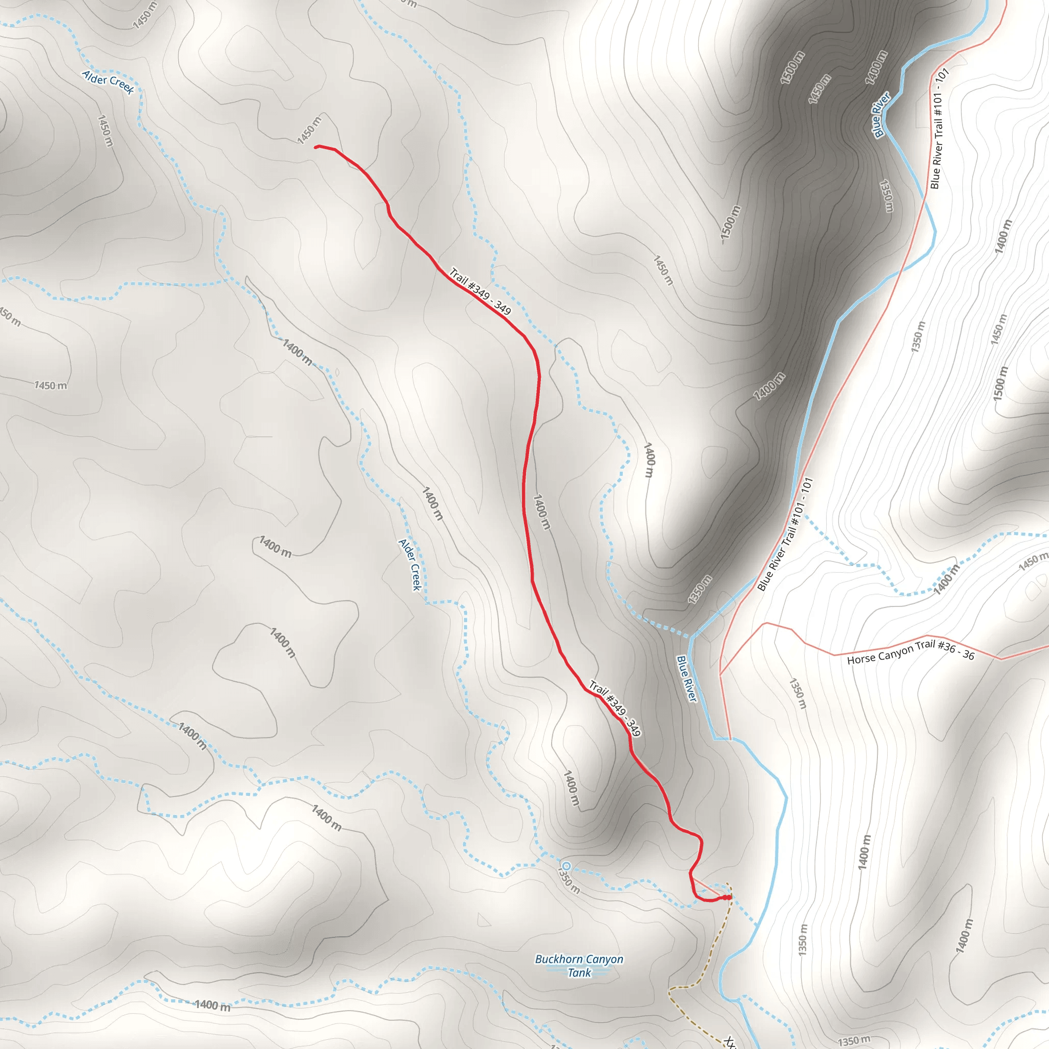 AC Trail mobile static map