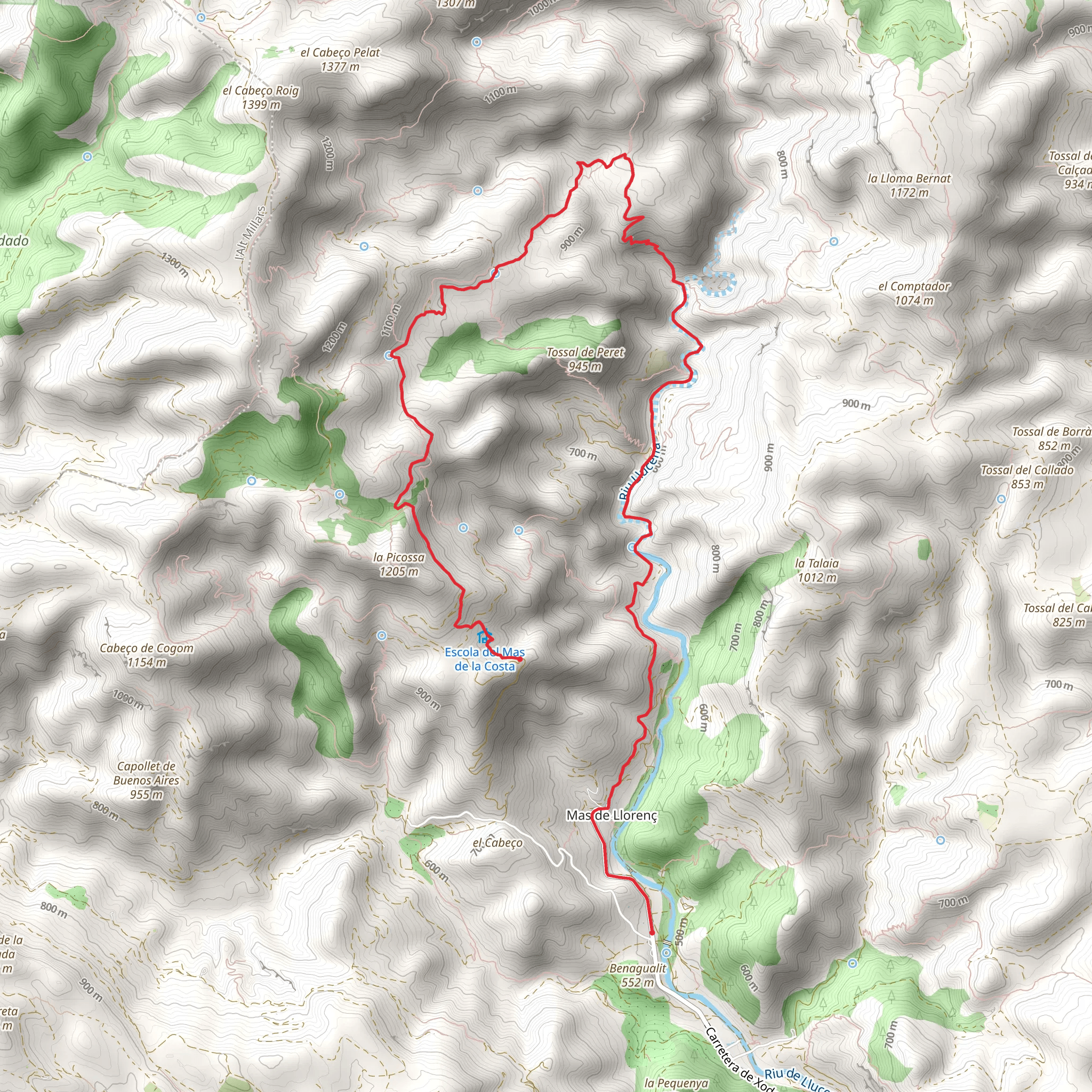 Cami d'Arminya PR CV 328 mobile static map