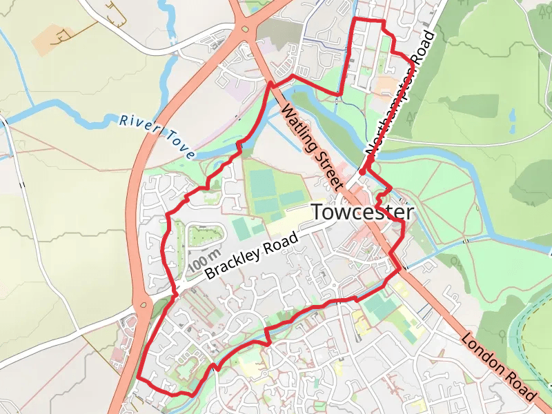 Bury Mount and Belle Baulk Park Loop mobile static map