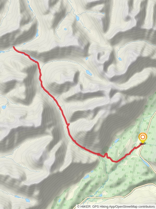 Davil's Creek Trail and Devils Pass Lake