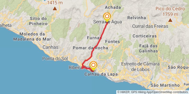 Rota Circula De Madeira stage 5 Map