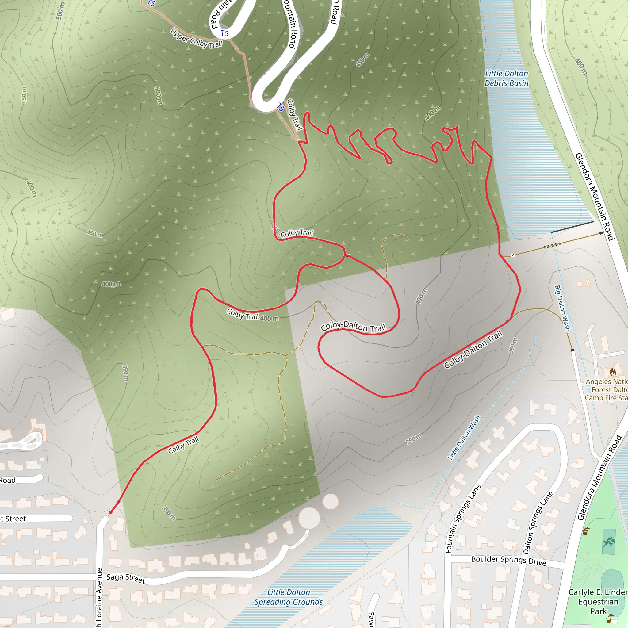 Colby Dalton Loop Trail mobile static map