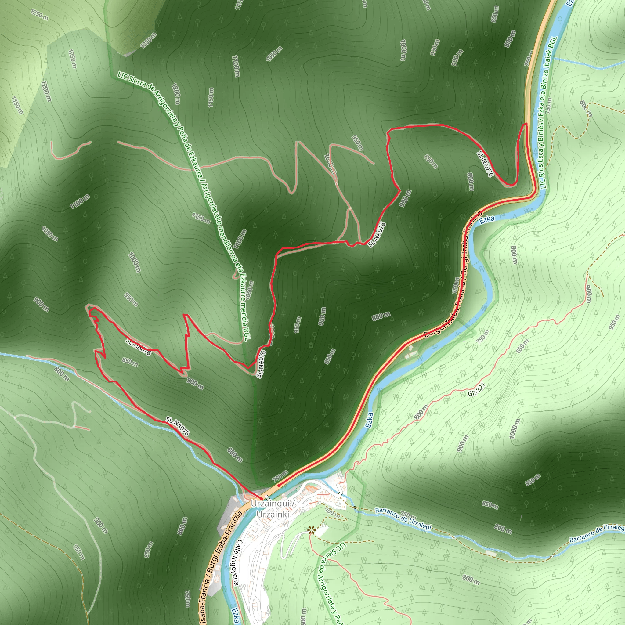Path of the Mouth SL NA 76 mobile static map