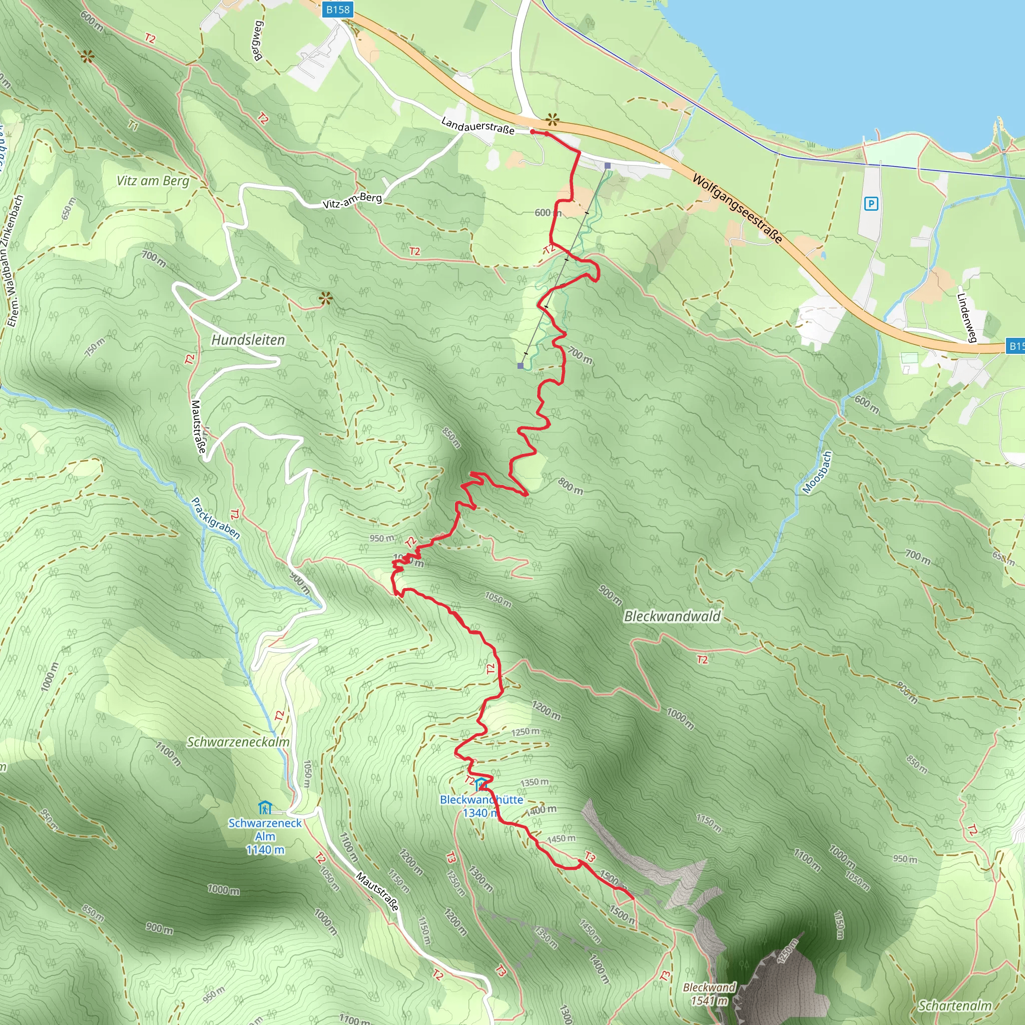 Bleckwand mobile static map