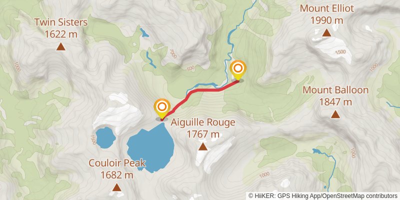Milford Track spur 4 Map