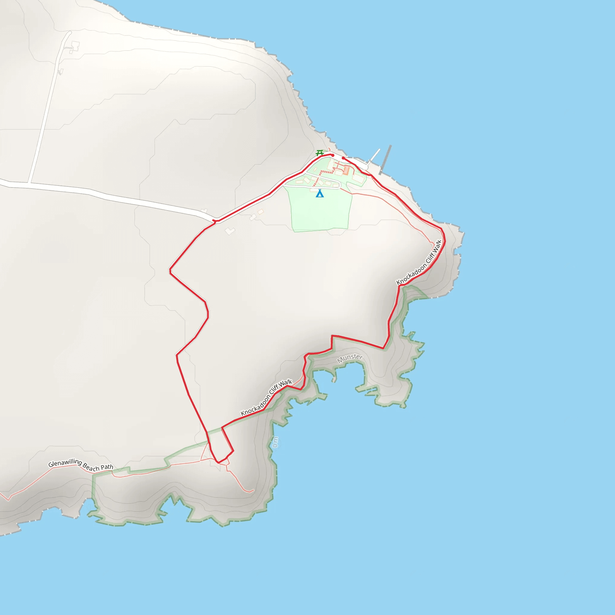 Capel Way Coastal Trail Island Loop mobile static map