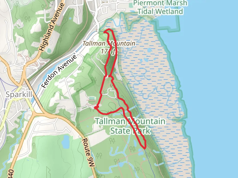 Tallman Mountain via Long Path