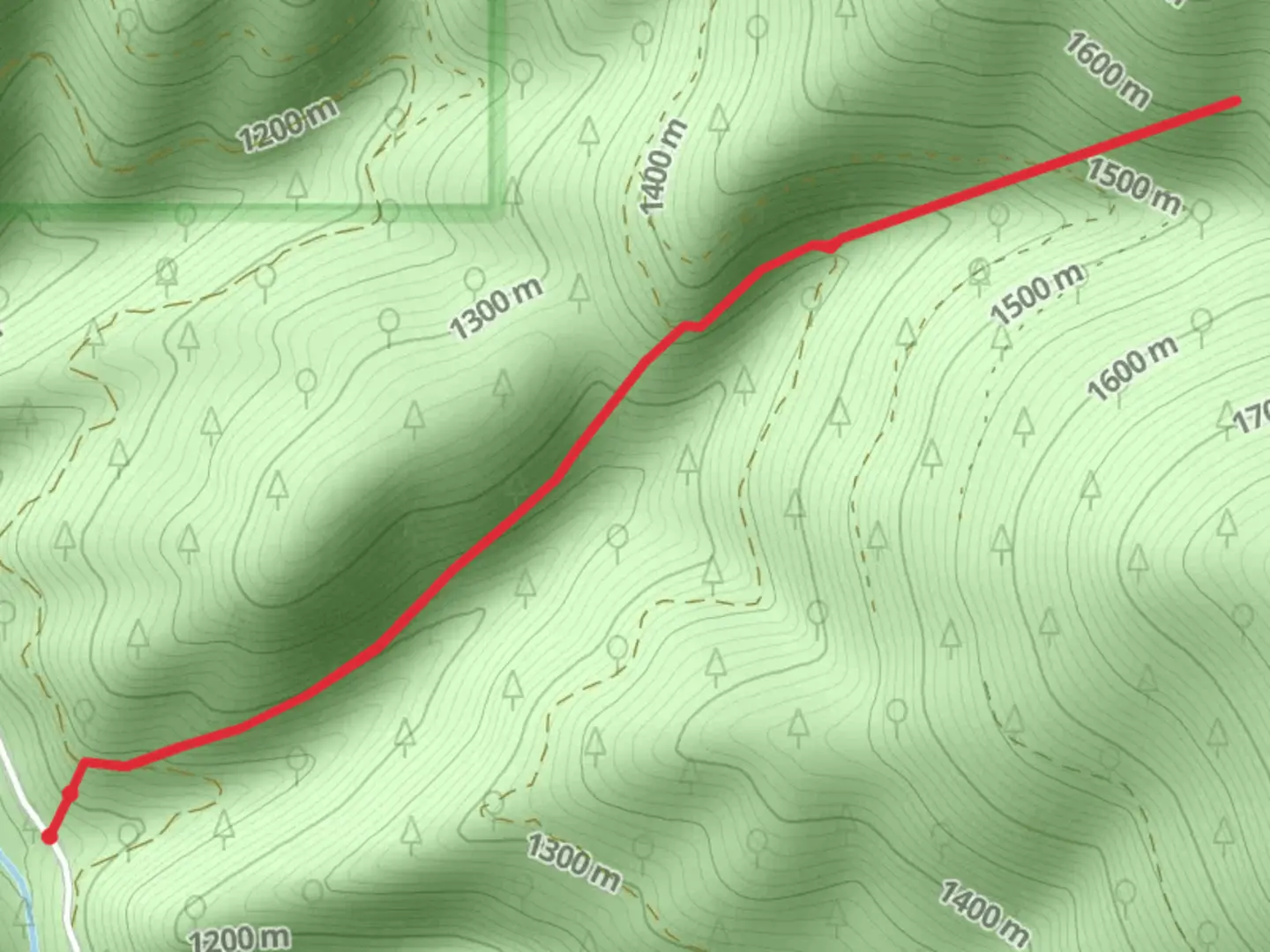 An image depicting the trail Cow Creek Trail and its surrounding area.