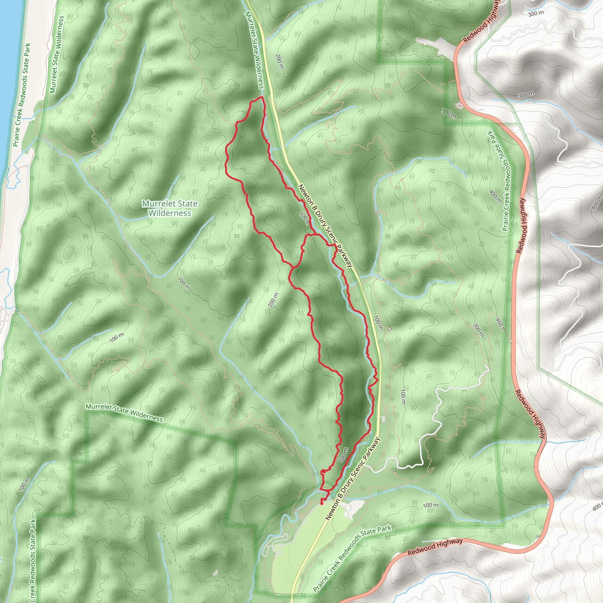 Karl Knapp and West Ridge Loop Trail mobile static map