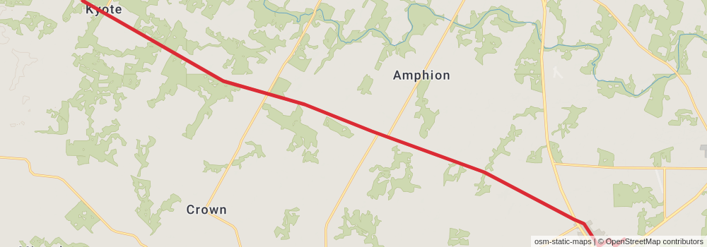 American Perimeter Trail - Texas Primary stage 62 Map
