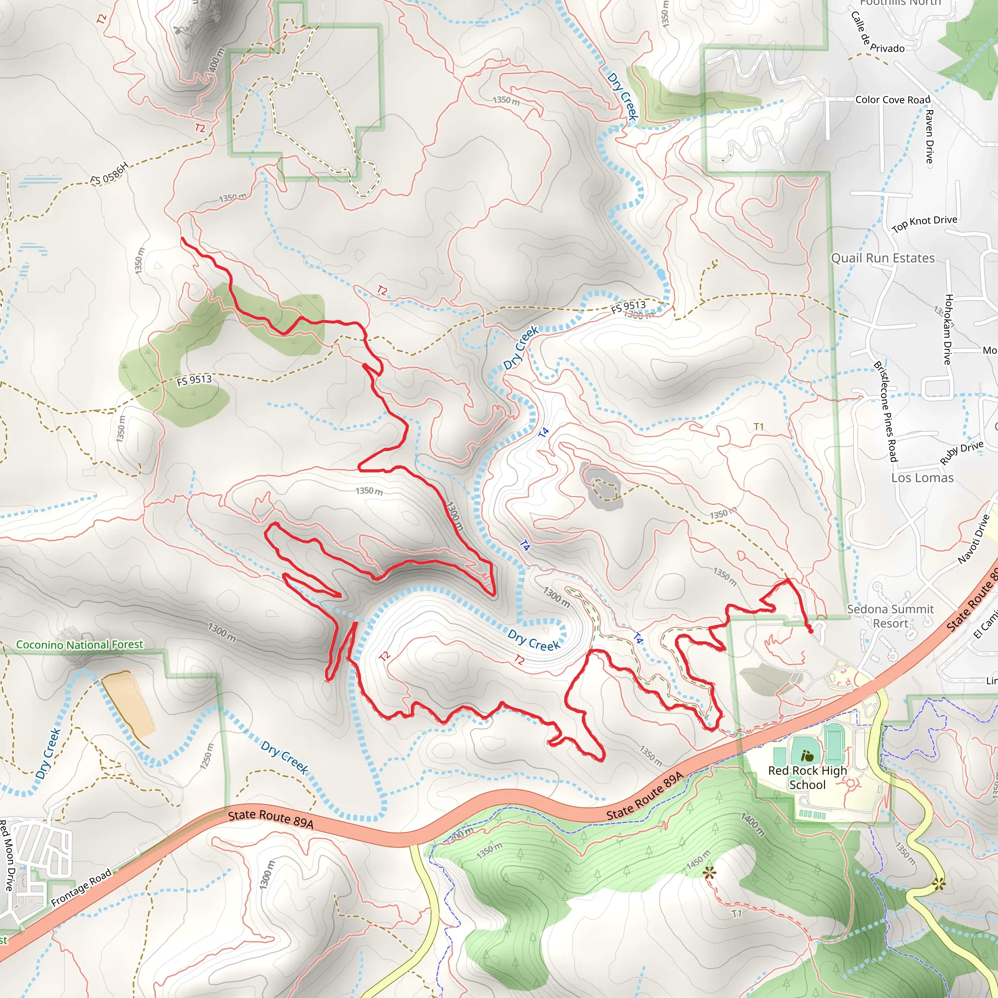 Last Frontier and Outer Limits Trail mobile static map