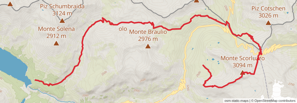 Sentiero Italia - Alps Section stage 69 Map