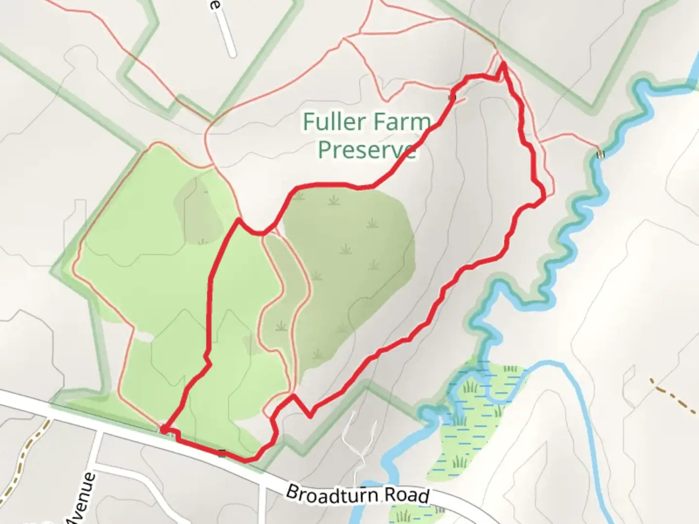 An image depicting the trail Nonesuch River Loop and its surrounding area.