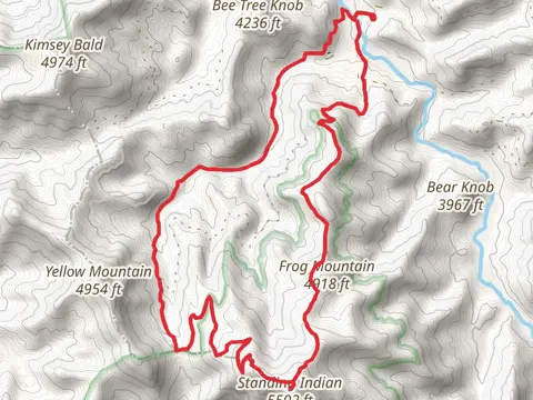 Kimsey Creek, Deep Gap and Lower Trail Ridge Way Loop Trail