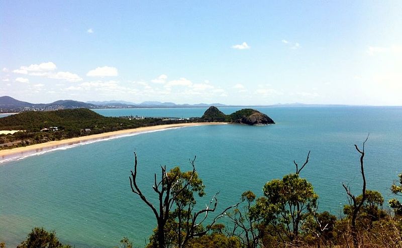 An image depicting the trail Capricorn Coast National Park and its surrounding area.