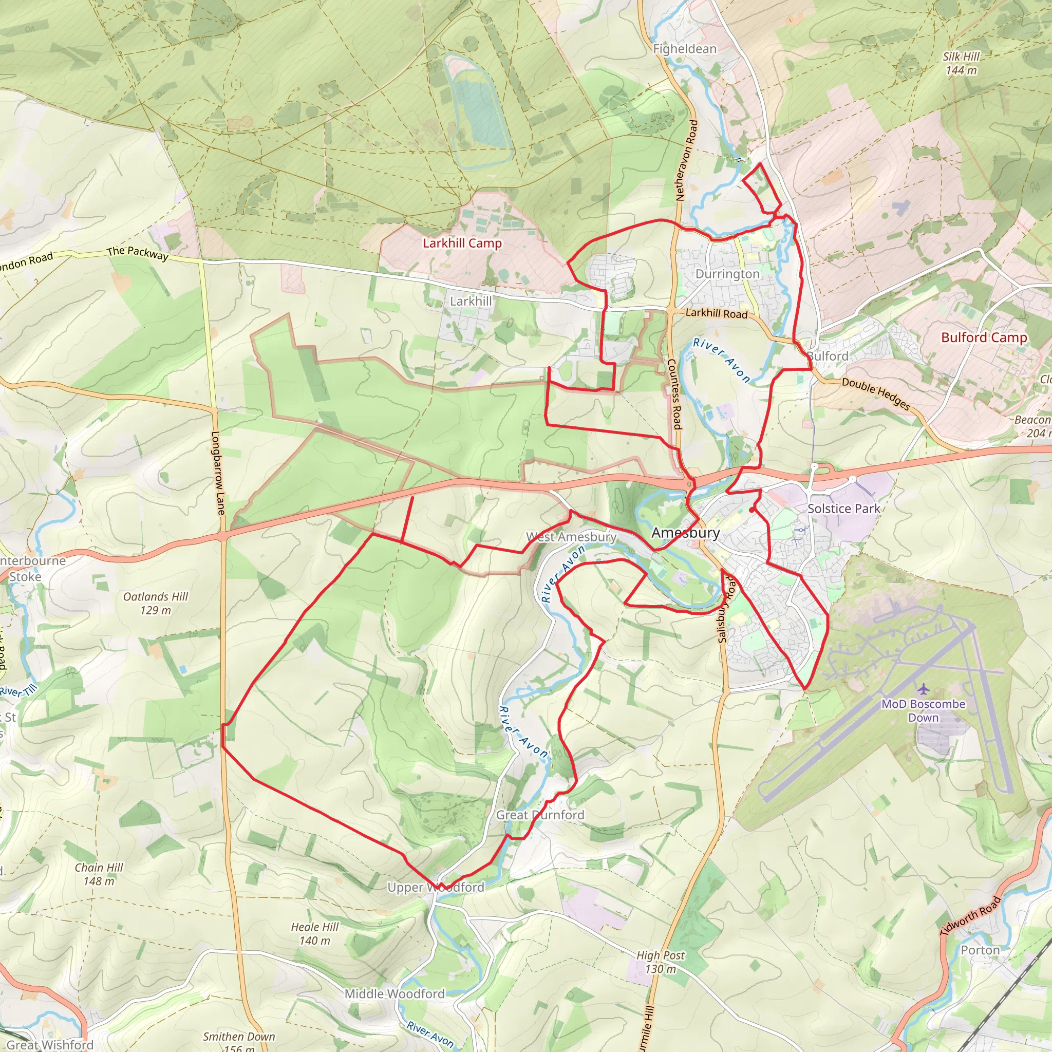Stone Henge Stomp mobile static map