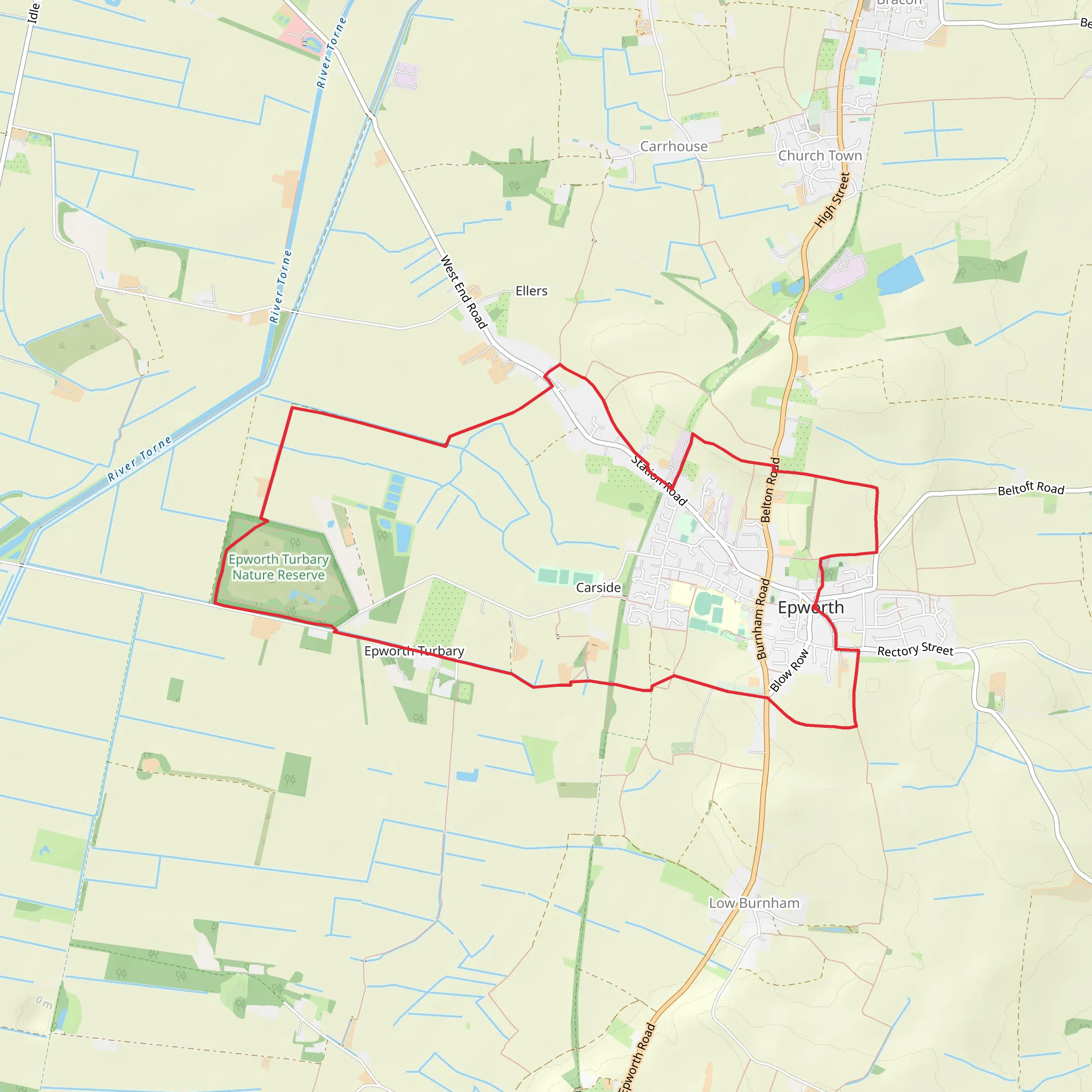 Epworth Circular mobile static map