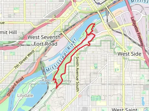 Harriet Island Regional Park and Cherokee Regional Park Loop