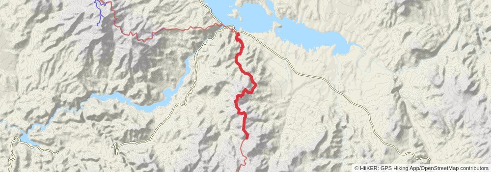 Arizona Trail stage 33 Map
