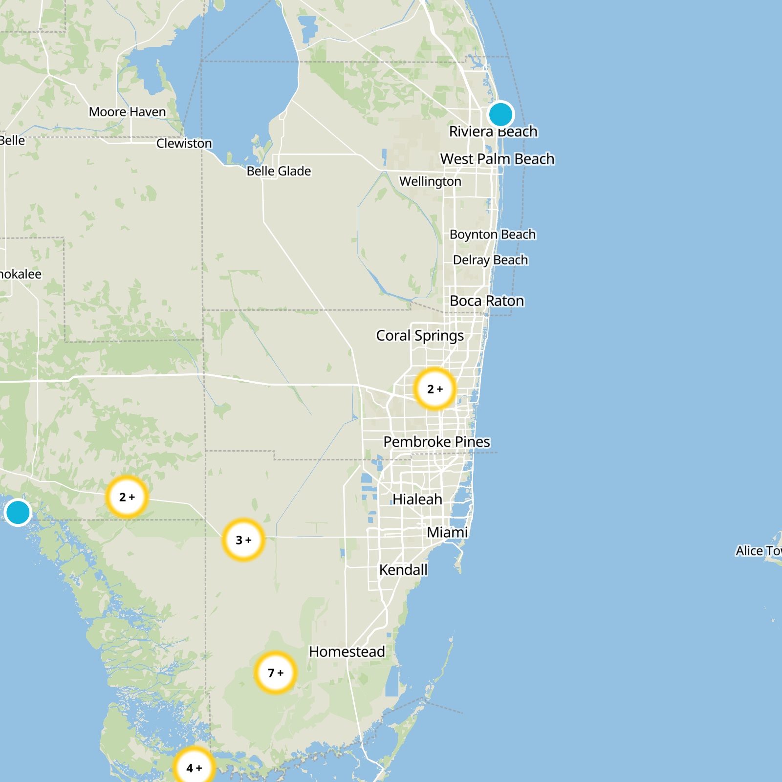 Broward County Static Map