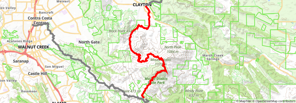 American Discovery Trail South Route stage 397 Map
