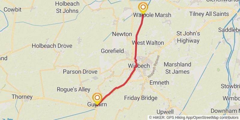 Nene Way stage 8 Map