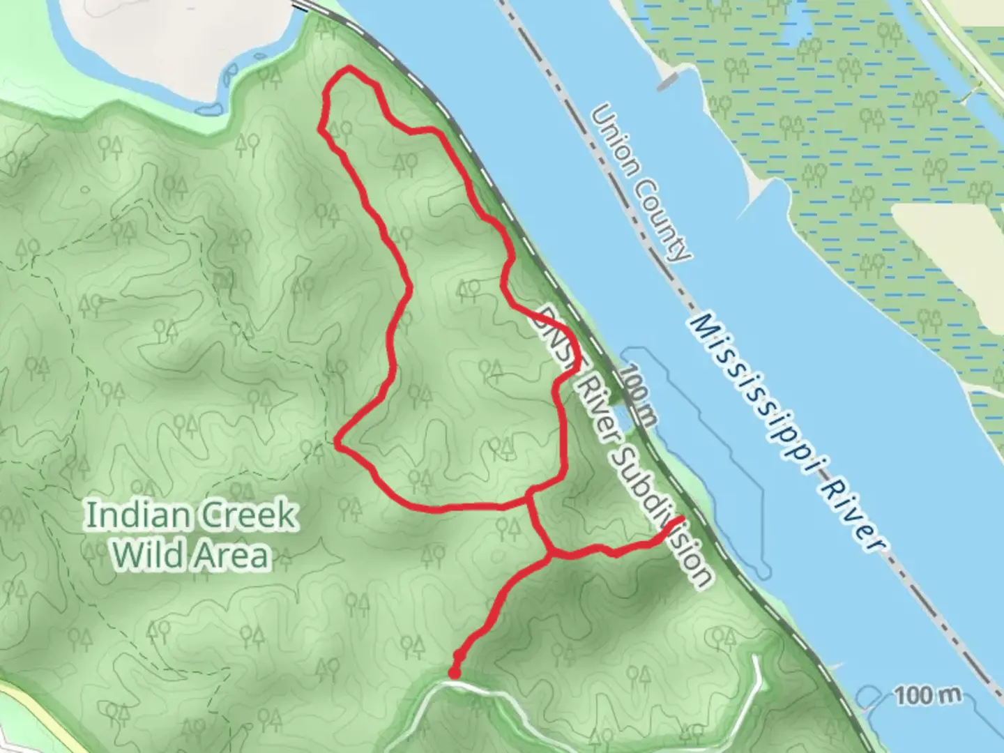 An image depicting the trail Peewah Trail - East Loop and its surrounding area.