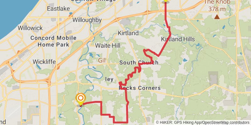 Buckeye Trail stage 2 Map