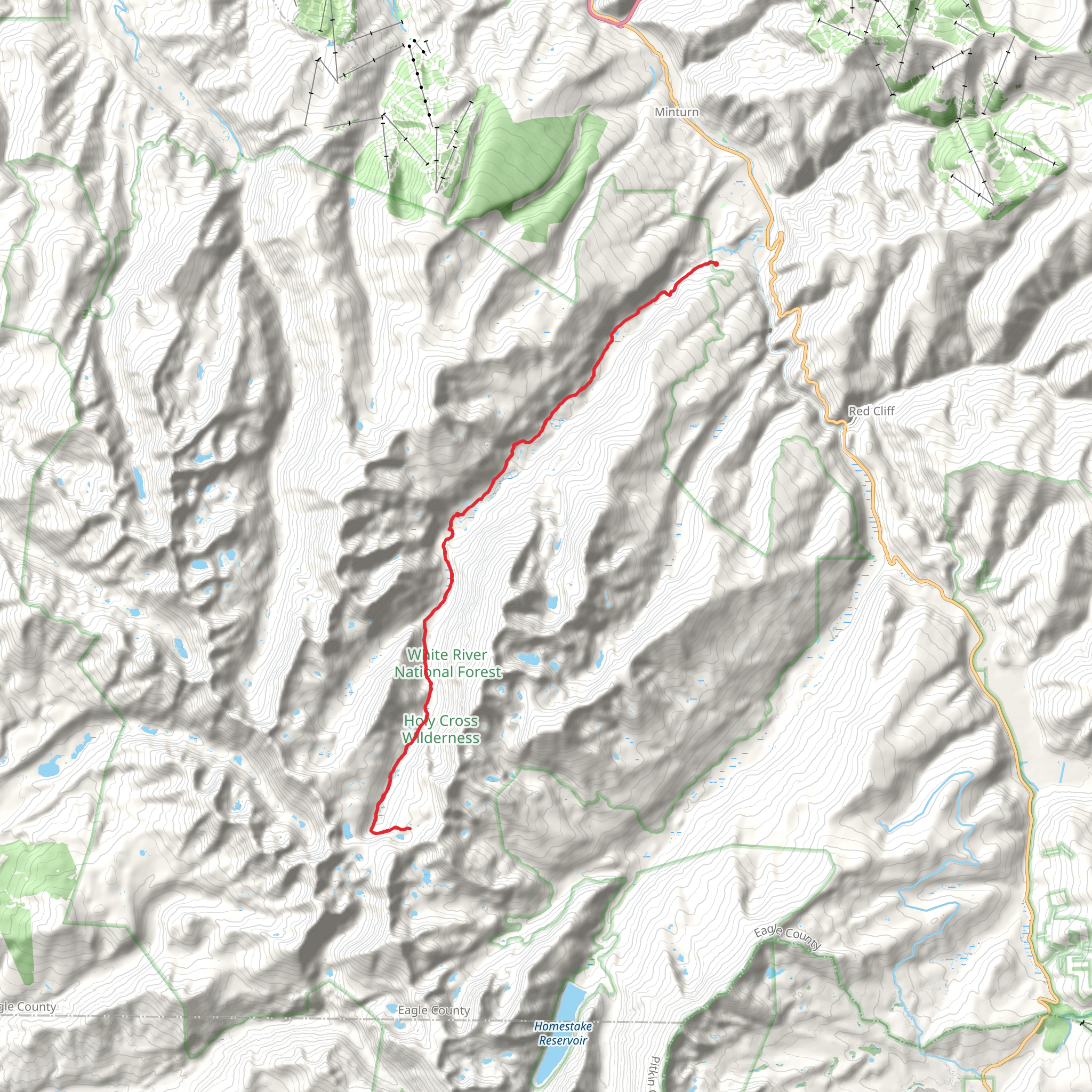 Cross Creek Trail mobile static map