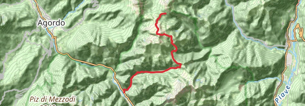 Dolomiten - Höhenweg stage 9 Map