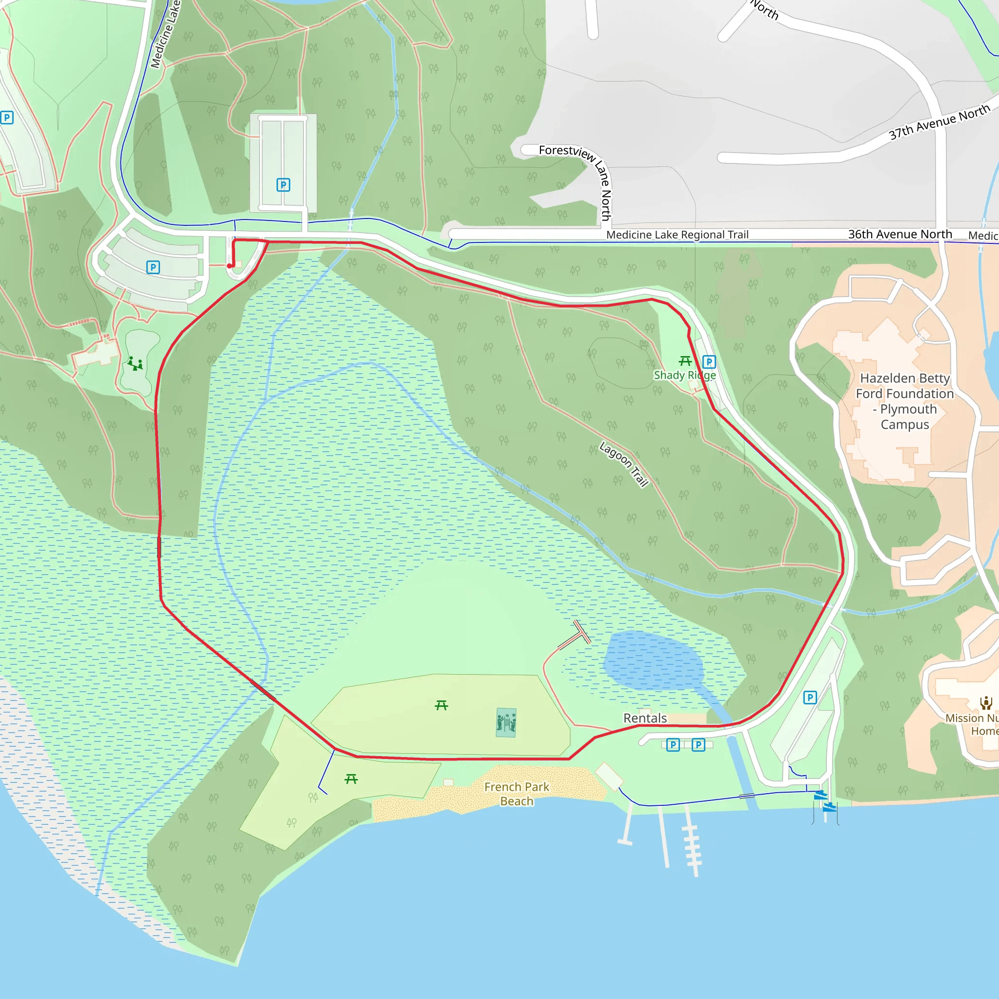 Mission Farms Loop mobile static map
