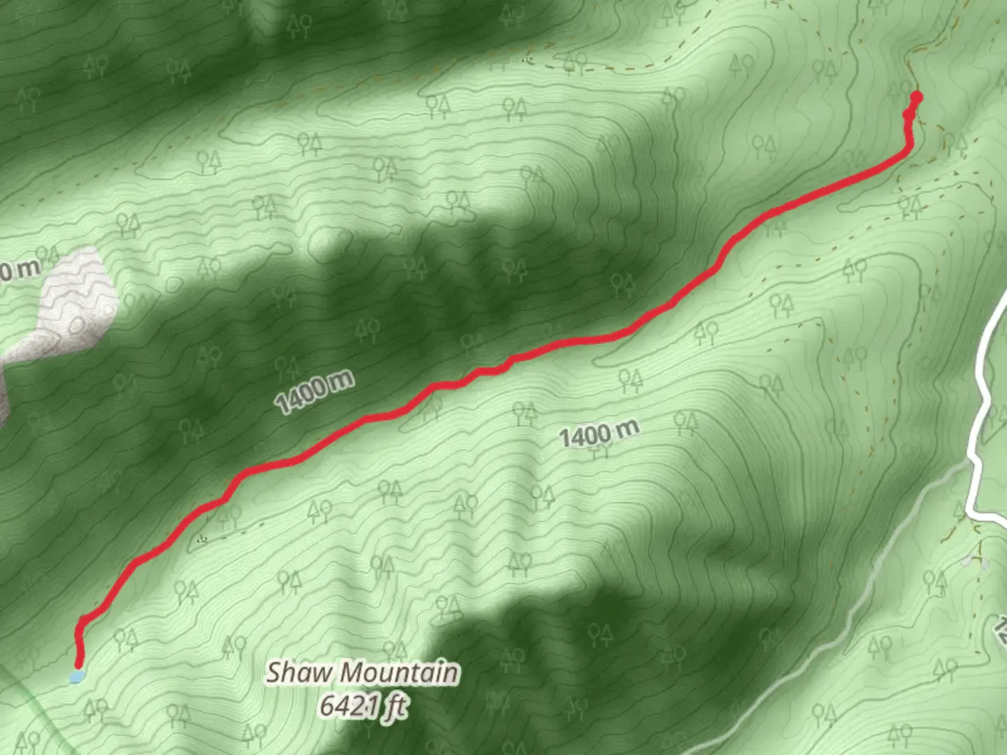 An image depicting the trail Ramsey Creek Trail and its surrounding area.
