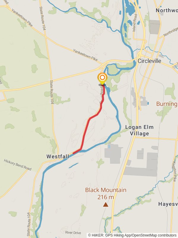 Walk along Scioto River