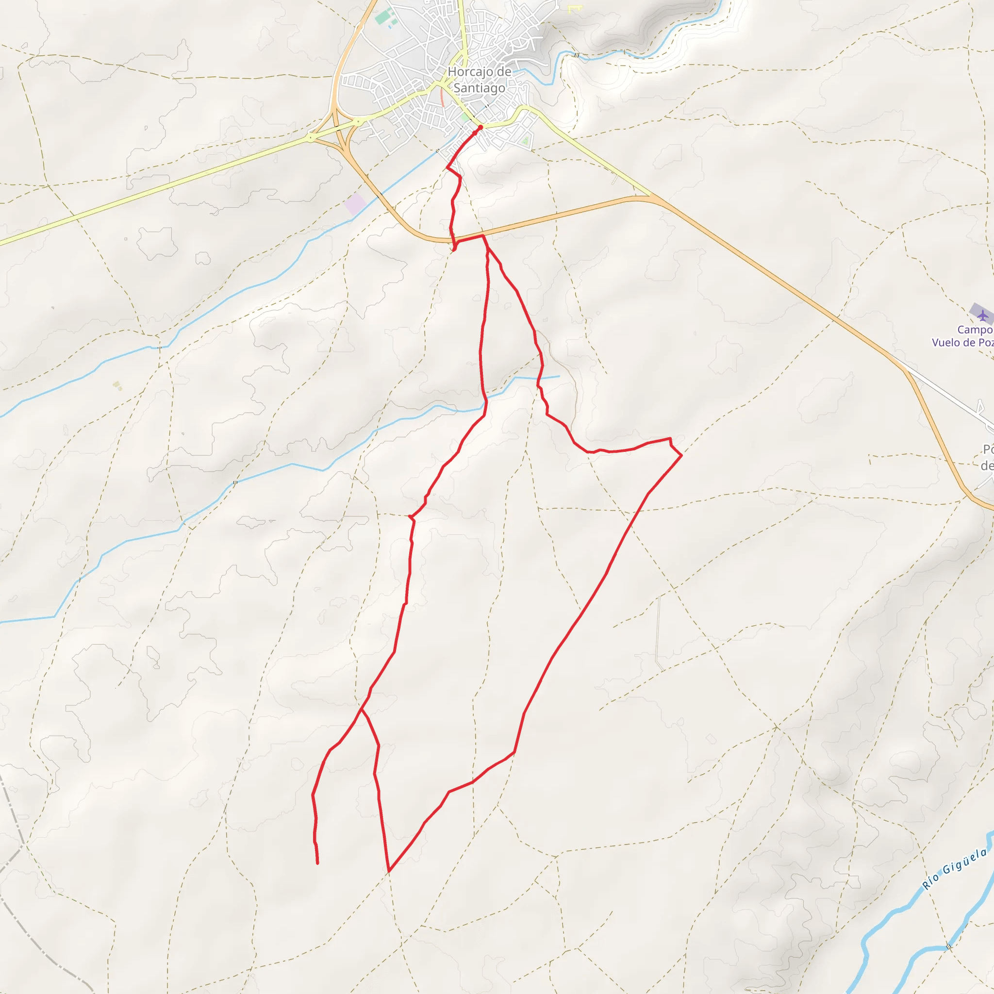 Route of the Huts PR CU 65 mobile static map