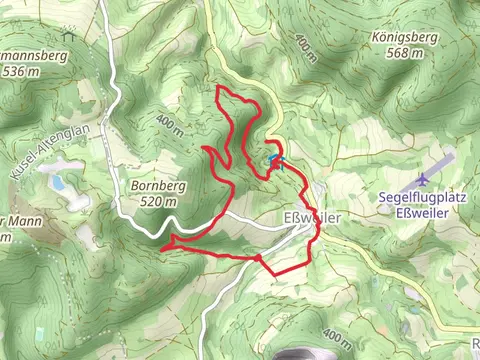 Eßweiler Loop via Ruine Sprengelburg