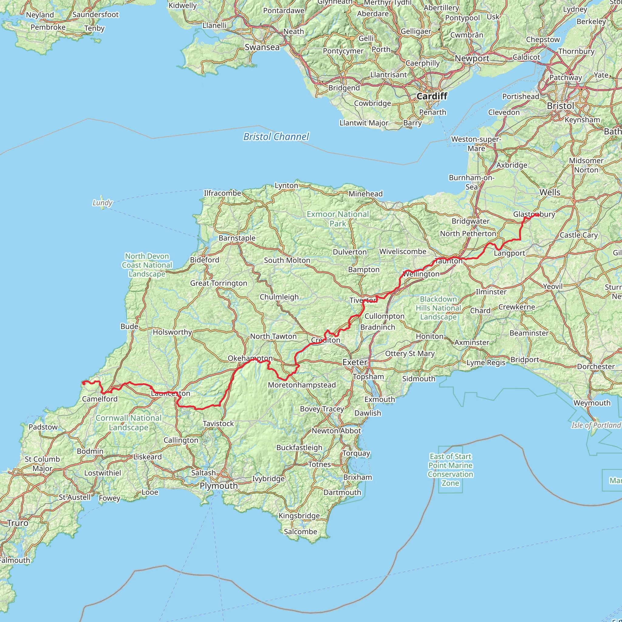 King Arthur Way mobile static map